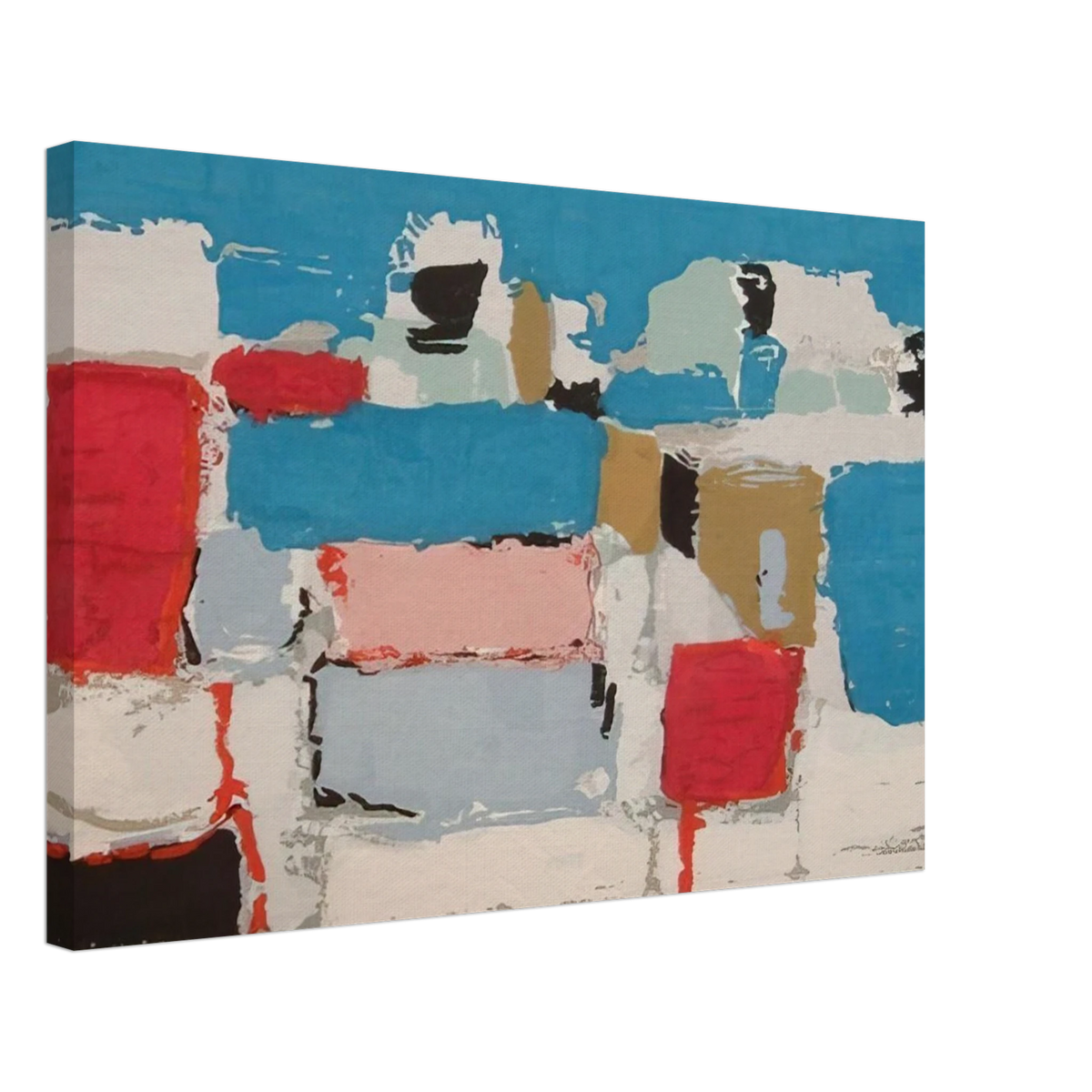 Méditerranée 01 - Art Informel Canvas | Nicolas de Stael Canvas | Nicolas De Stael Shop