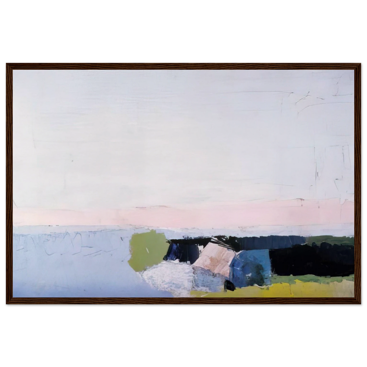 Bord de Mer - 1952 Framed Poster | Nicolas de Stael Framed Prints Wall Art | Nicolas De Stael Shop