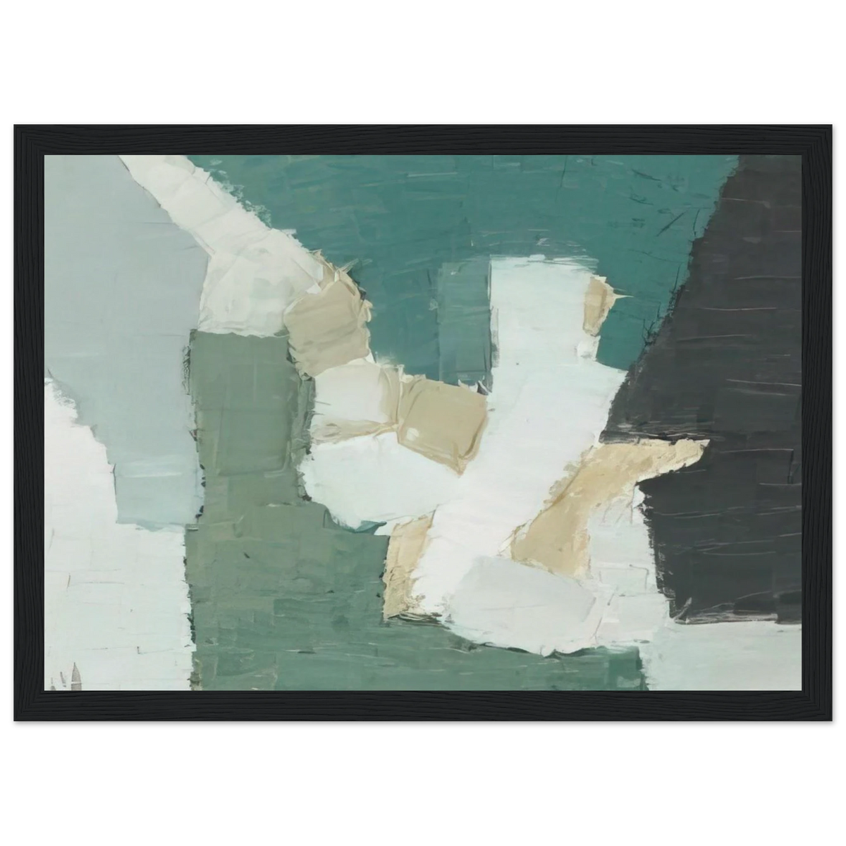 Composition - 1949 Framed Poster | Nicolas de Stael Framed Prints Wall Art | Nicolas De Stael Shop