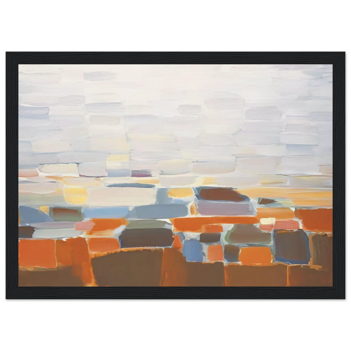 Ciel - Art Informel Framed Poster | Nicolas de Stael Framed Prints Wall Art | Nicolas De Stael Shop