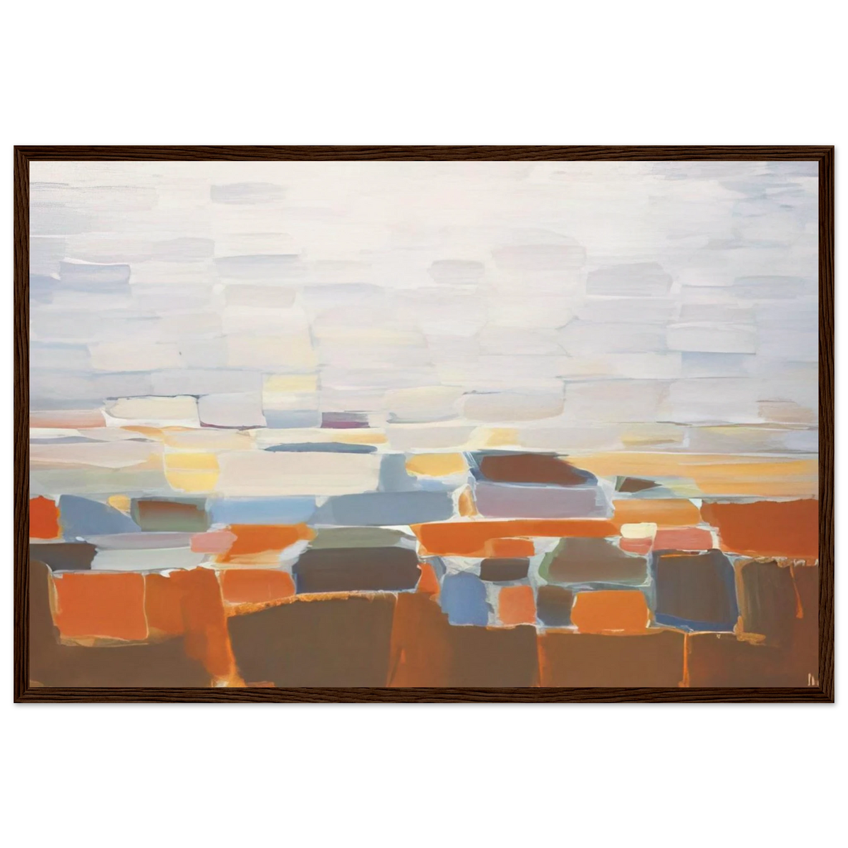 Ciel - Art Informel Framed Poster | Nicolas de Stael Framed Prints Wall Art | Nicolas De Stael Shop