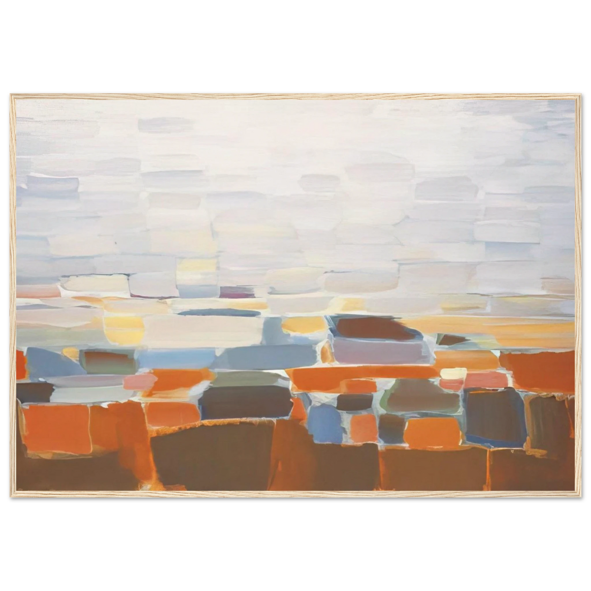Ciel - Art Informel Framed Poster | Nicolas de Stael Framed Prints Wall Art | Nicolas De Stael Shop