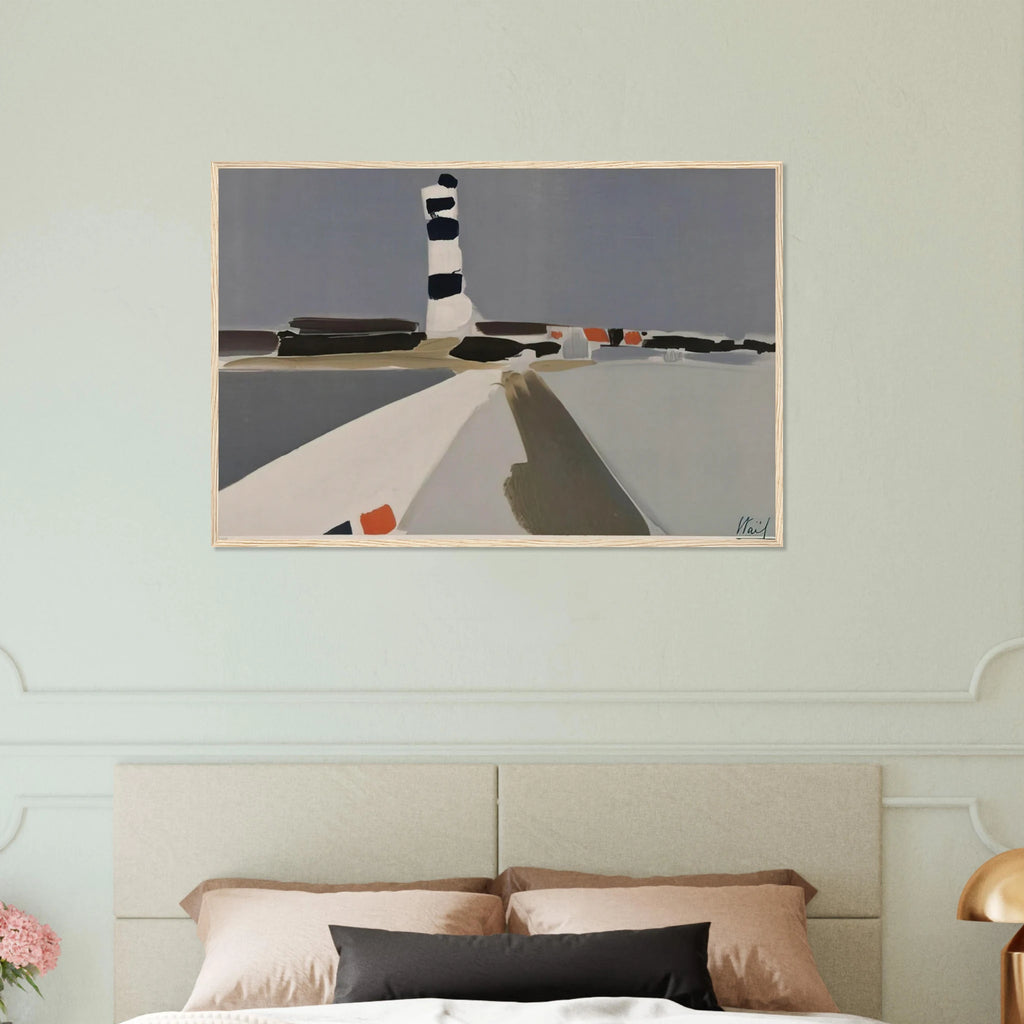 Le Phare - 1952 Framed Poster | Nicolas de Stael Framed Prints Wall Art | Nicolas De Stael Shop