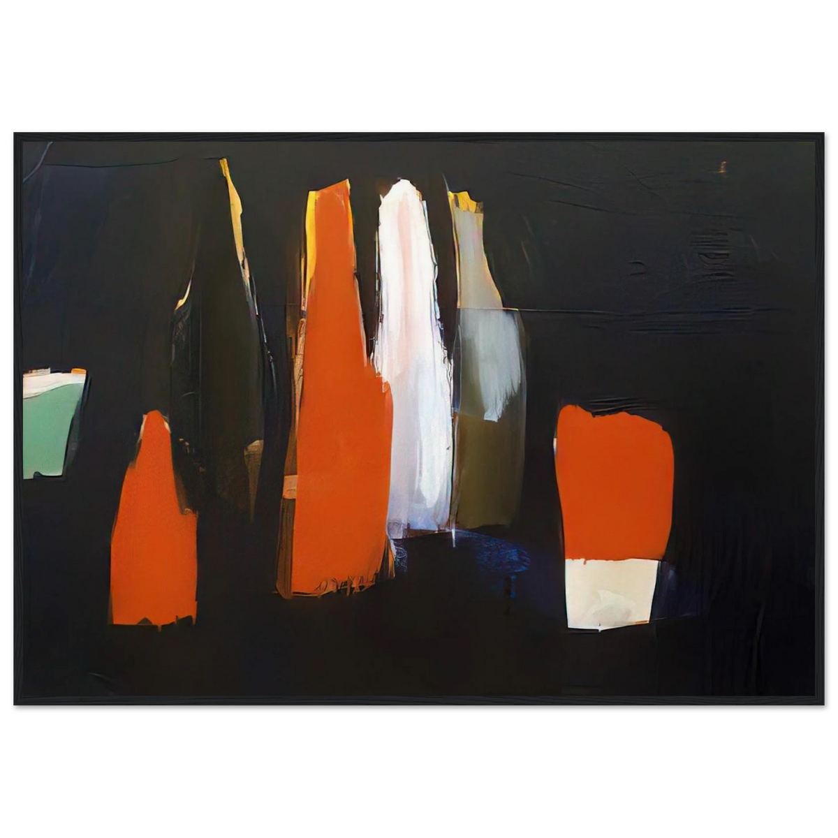 Bouteilles - Art Informel Framed Poster | Nicolas de Stael Framed Prints Wall Art | Nicolas De Stael Shop