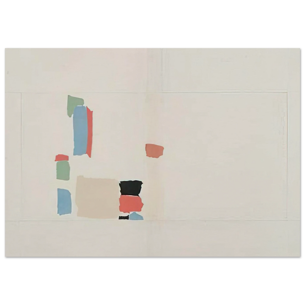 Abstract Composition - Lyrical Abstraction Poster | Nicolas de Stael Poster | Nicolas De Stael Shop