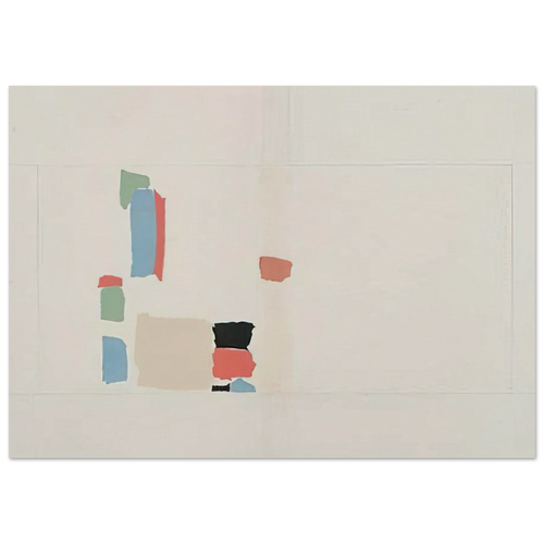 Abstract Composition - Lyrical Abstraction Poster | Nicolas de Stael Poster | Nicolas De Stael Shop