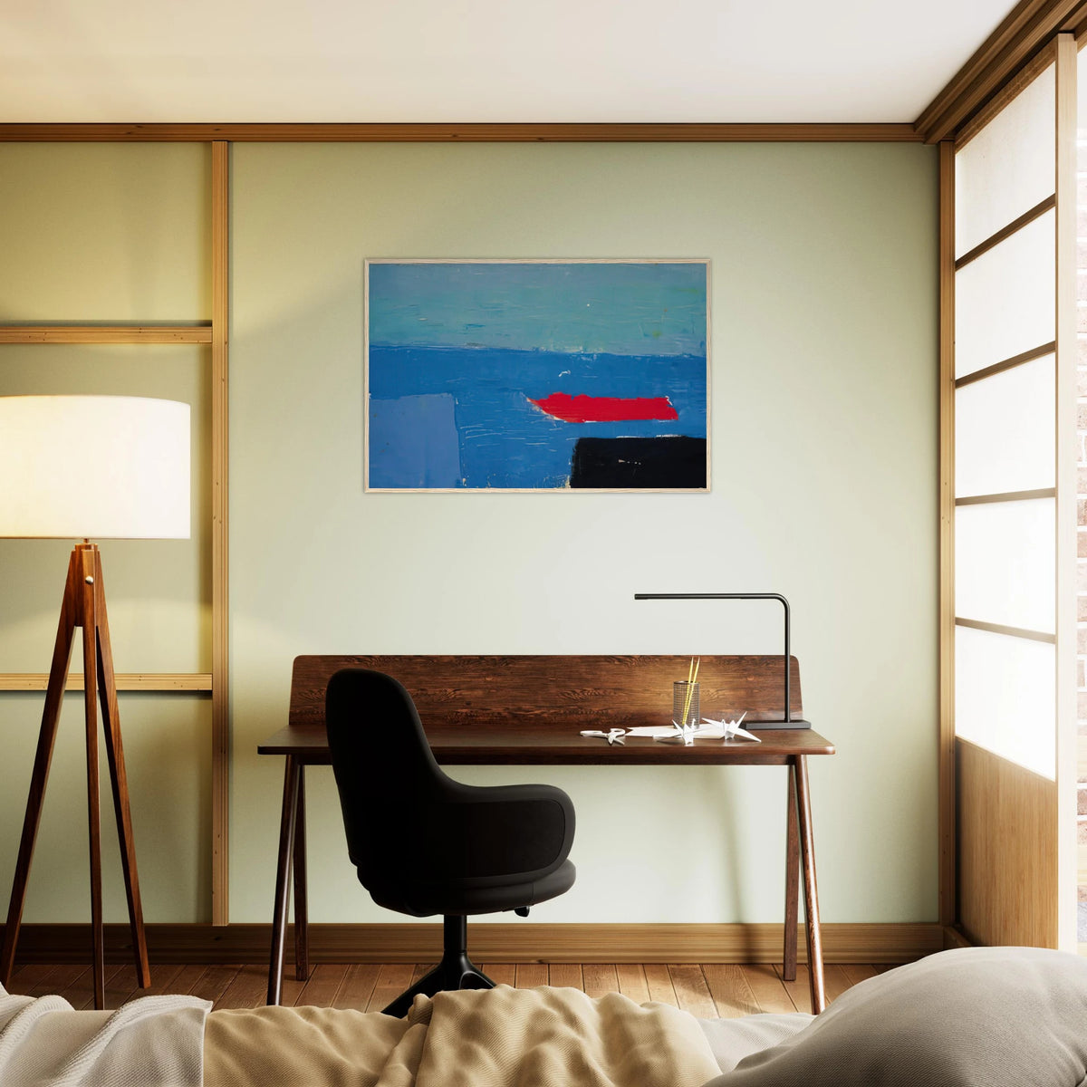 Bâteau - Lyrical Abstraction Framed Poster | Nicolas de Stael Framed Prints Wall Art | Nicolas De Stael Shop
