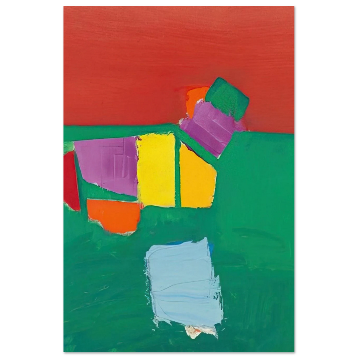 Les Martigues Composition - 1954 Poster | Nicolas de Stael Poster | Nicolas De Stael Shop