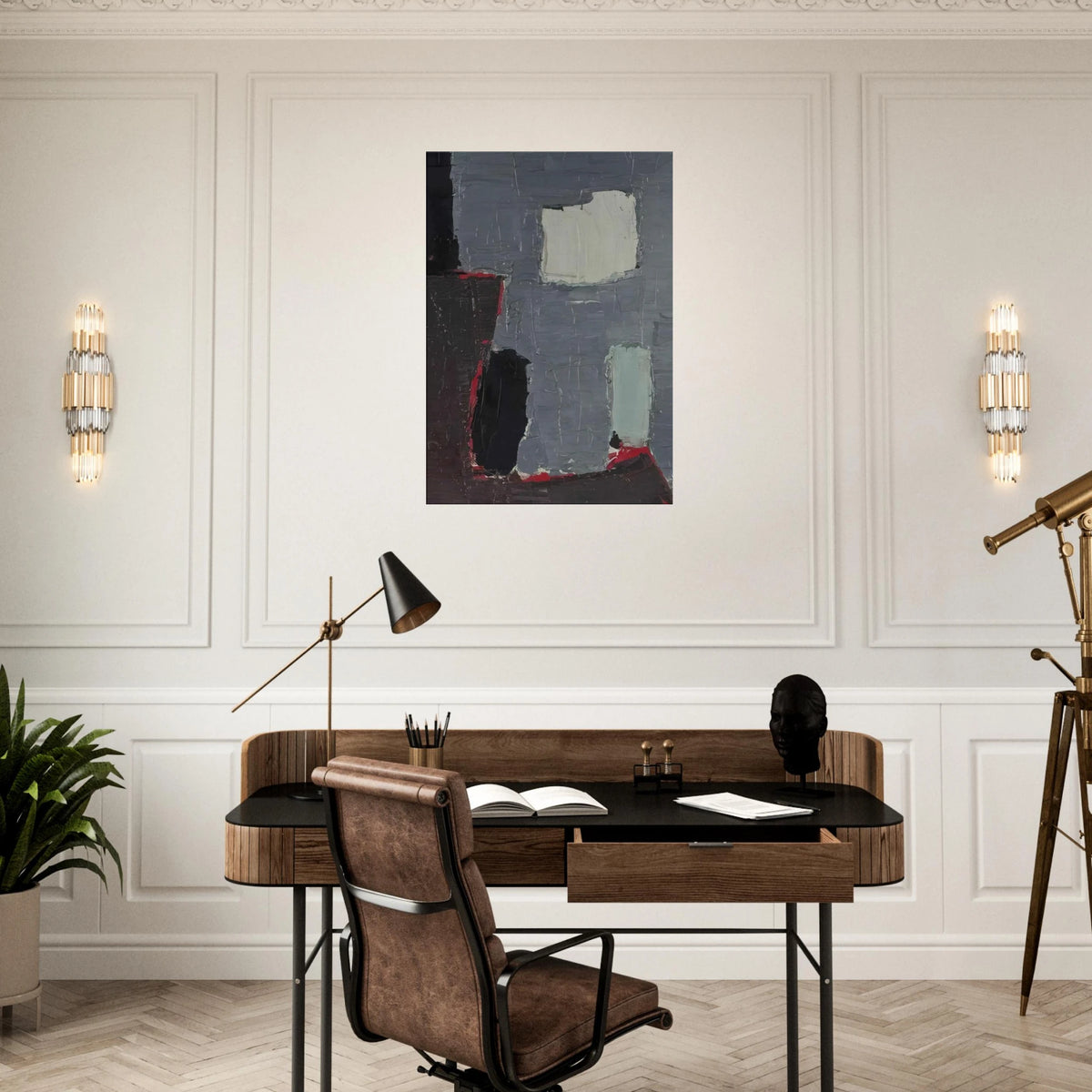 Composition - 1950 Canvas | Nicolas de Stael Canvas | Nicolas De Stael Shop