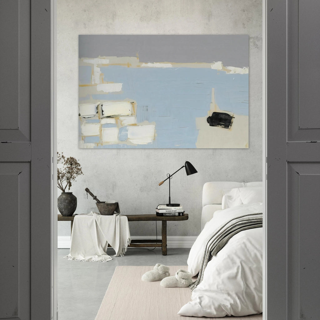 Marseille under snow - 1954 Poster | Nicolas de Stael Poster | Nicolas De Stael Shop