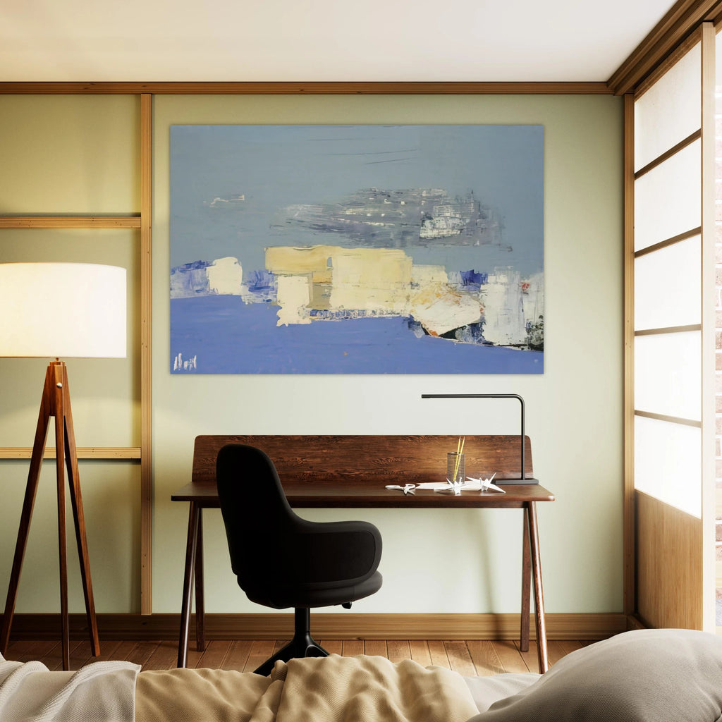Paysage méditerranéen - Art Informel Poster | Nicolas de Stael Poster | Nicolas De Stael Shop
