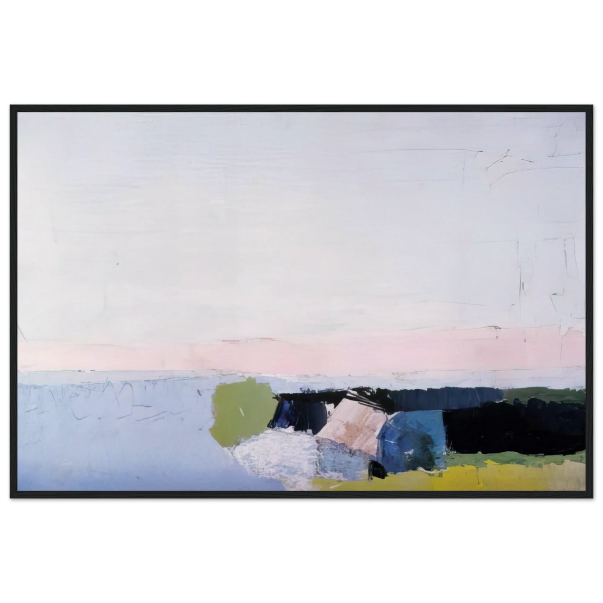 Bord de Mer - 1952 Framed Poster | Nicolas de Stael Framed Prints Wall Art | Nicolas De Stael Shop