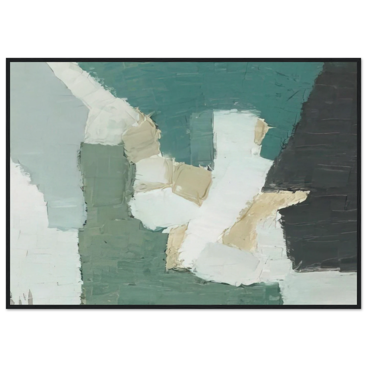 Composition - 1949 Framed Poster | Nicolas de Stael Framed Prints Wall Art | Nicolas De Stael Shop