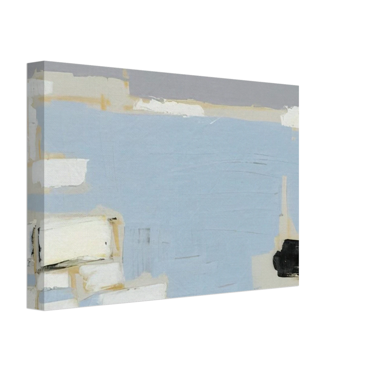 Marseille under snow - 1954 Canvas | Nicolas de Stael Canvas | Nicolas De Stael Shop