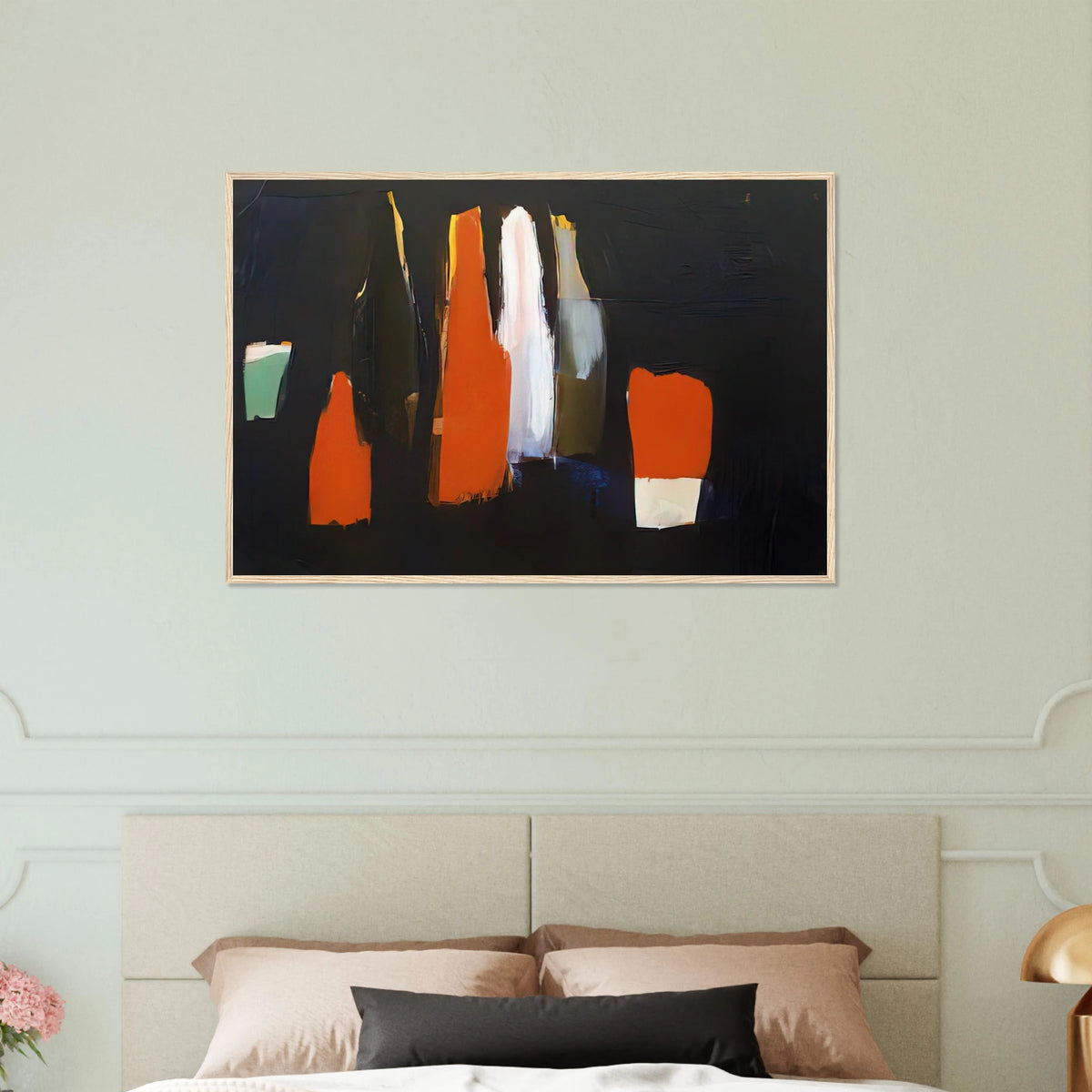 Bouteilles - Art Informel Framed Poster | Nicolas de Stael Framed Prints Wall Art | Nicolas De Stael Shop