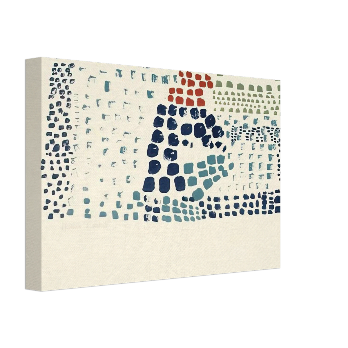 Study in Colour No. 1 Woimant Staël 93 - Art Informel Canvas | Nicolas de Stael Canvas | Nicolas De Stael Shop