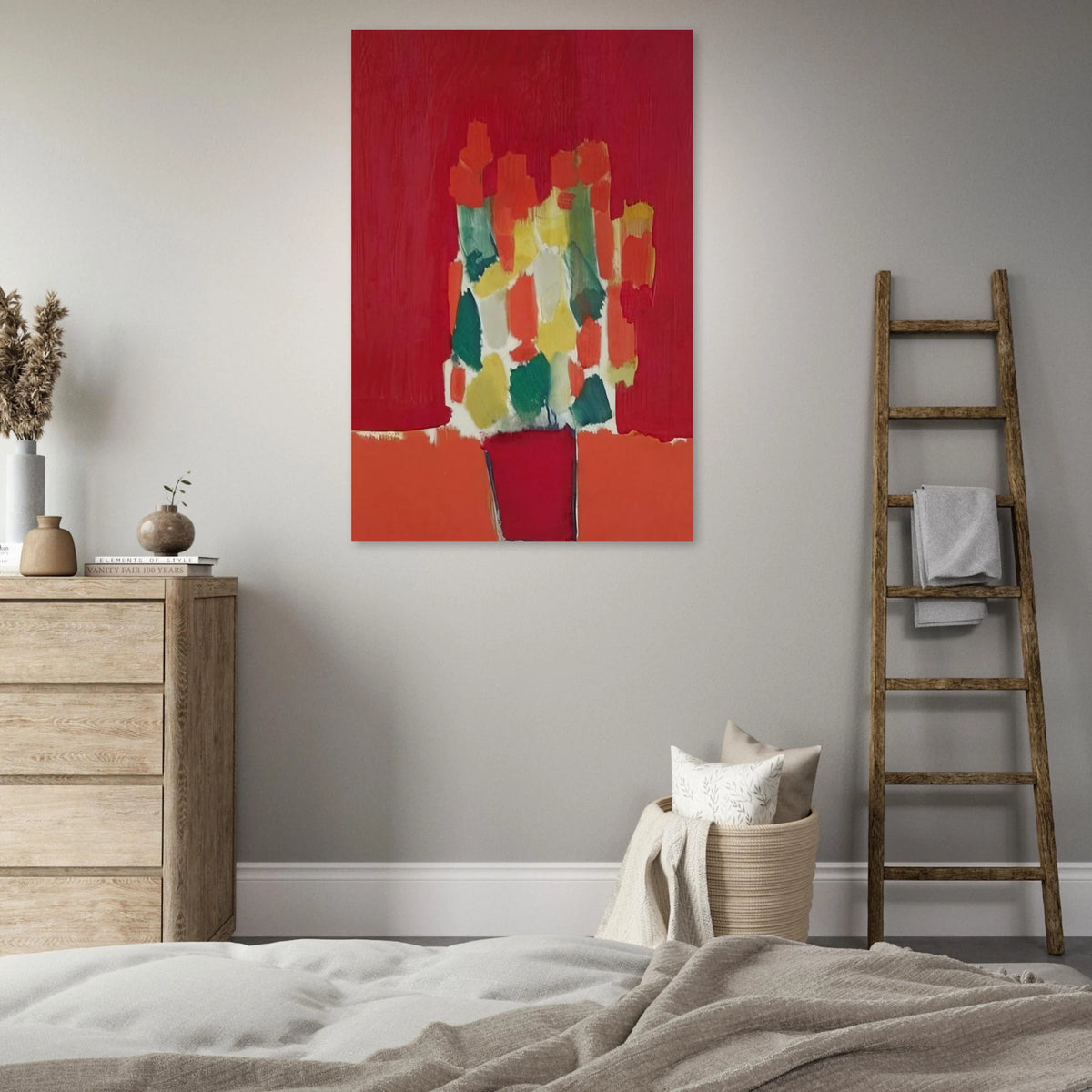Fleurs rouges - 1952 Poster | Nicolas de Stael Poster | Nicolas De Stael Shop