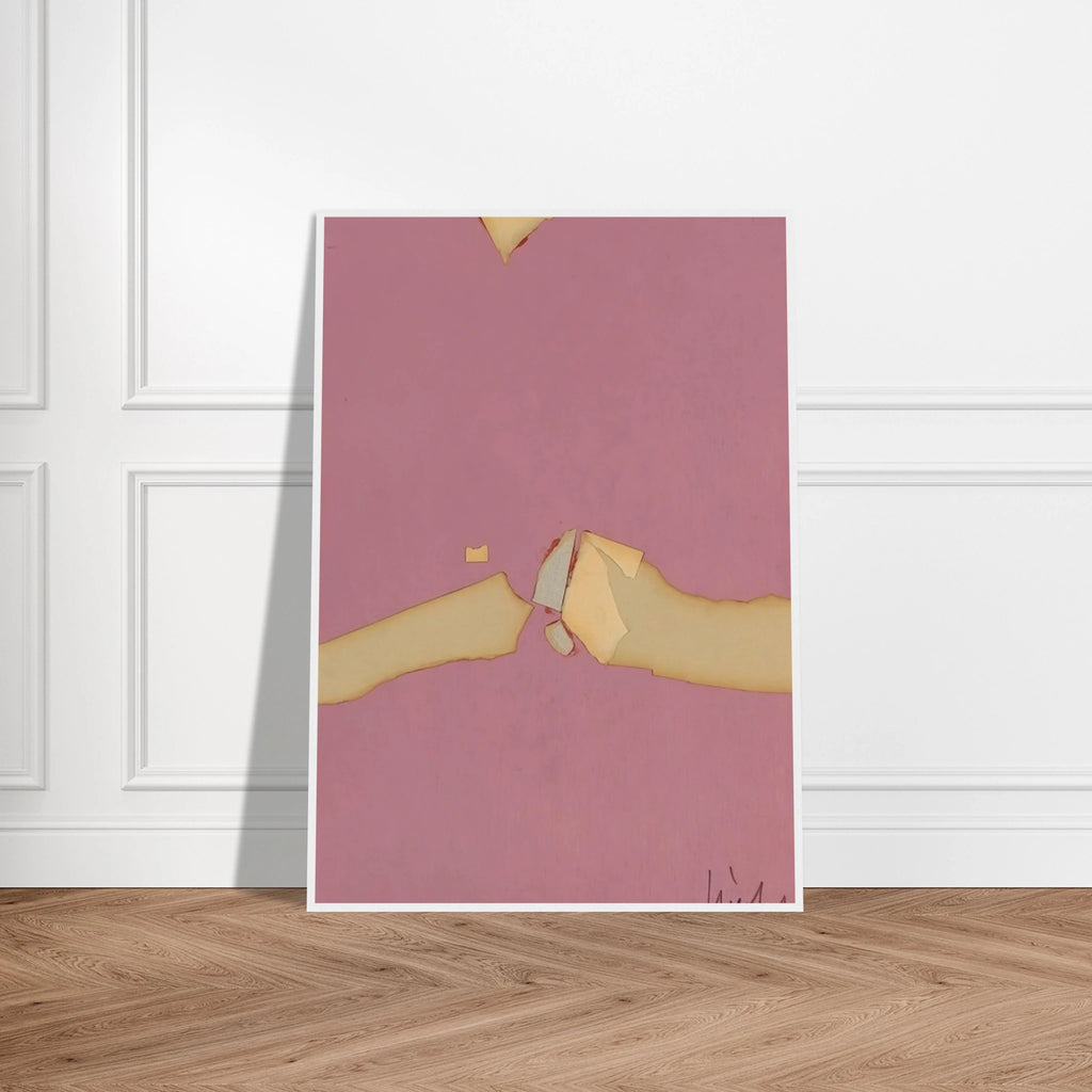 Composition on Red Ground - 1953 Framed Poster | Nicolas de Stael Framed Prints Wall Art | Nicolas De Stael Shop