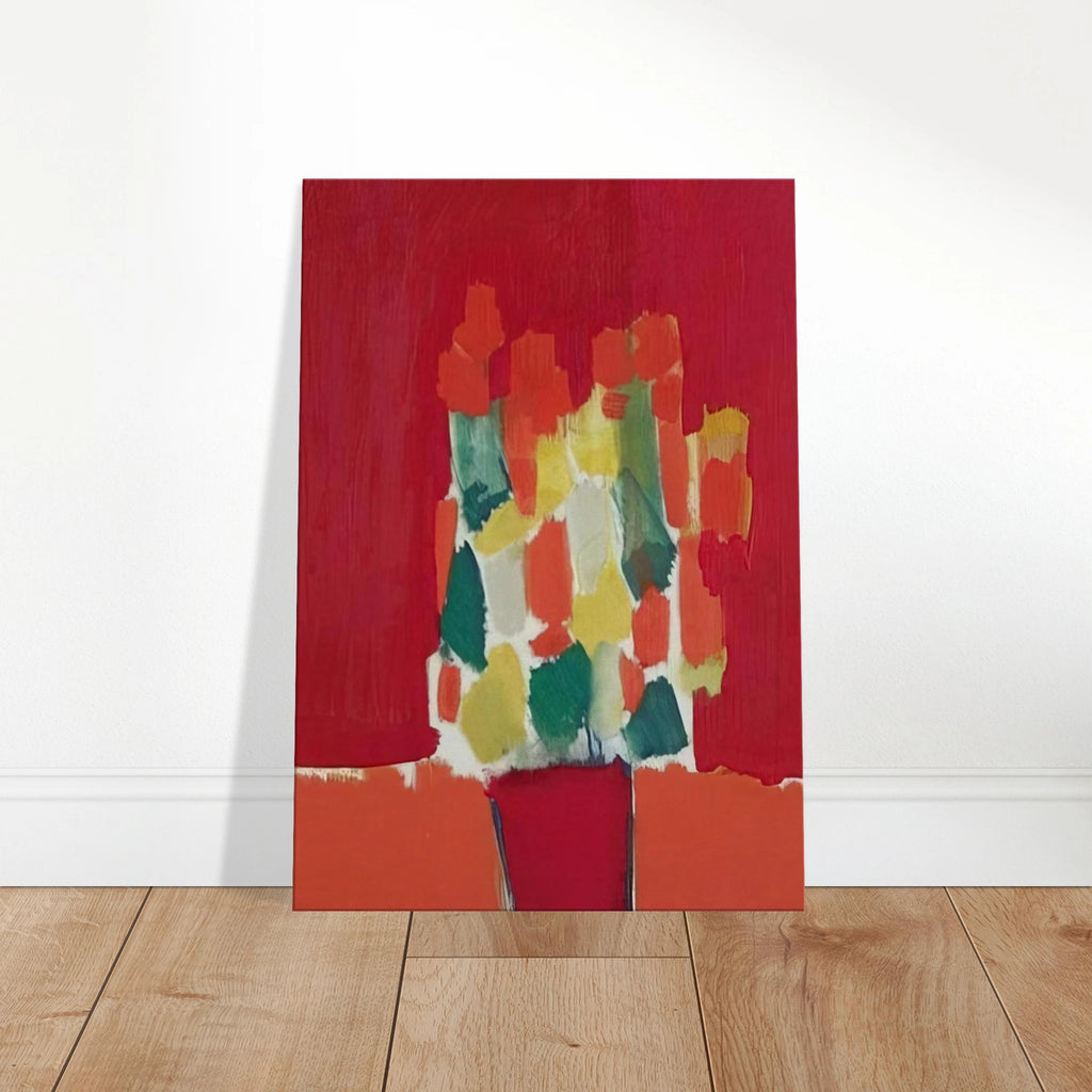 Fleurs rouges - 1952 Canvas | Nicolas de Stael Canvas | Nicolas De Stael Shop