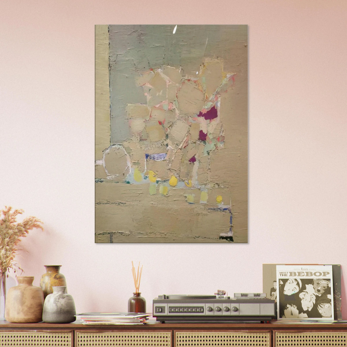Flowers - 1953 Canvas | Nicolas de Stael Canvas | Nicolas De Stael Shop