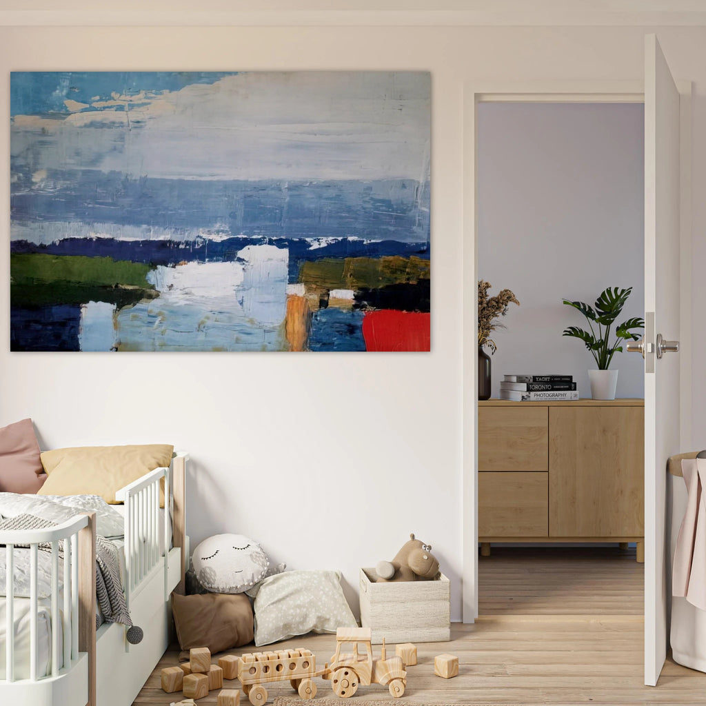 Paysage du midi - Art Informel Poster | Nicolas de Stael Poster | Nicolas De Stael Shop