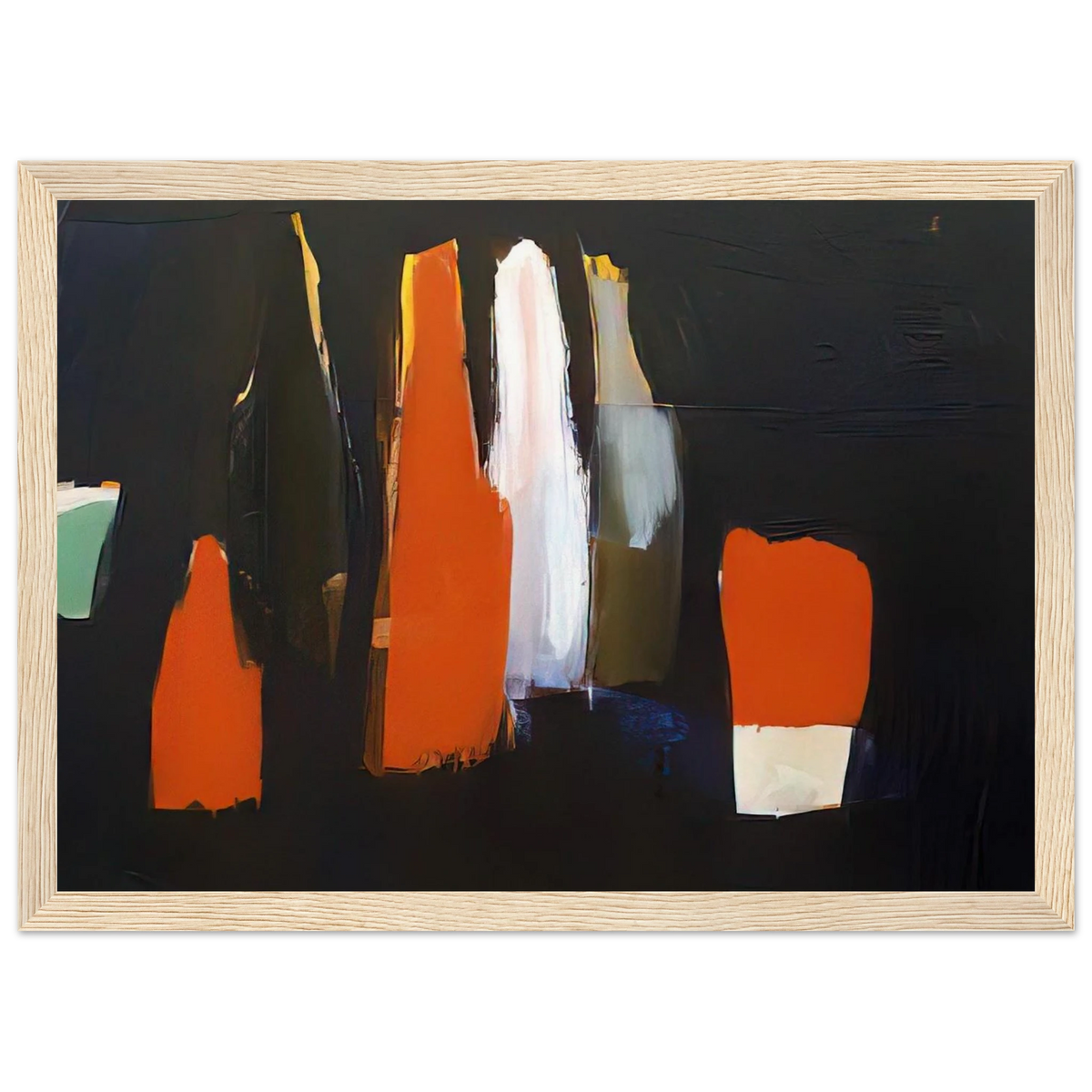 Bouteilles - Art Informel Framed Poster | Nicolas de Stael Framed Prints Wall Art | Nicolas De Stael Shop