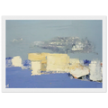 Paysage méditerranéen - Art Informel Framed Poster | Nicolas de Stael Framed Prints Wall Art | Nicolas De Stael Shop