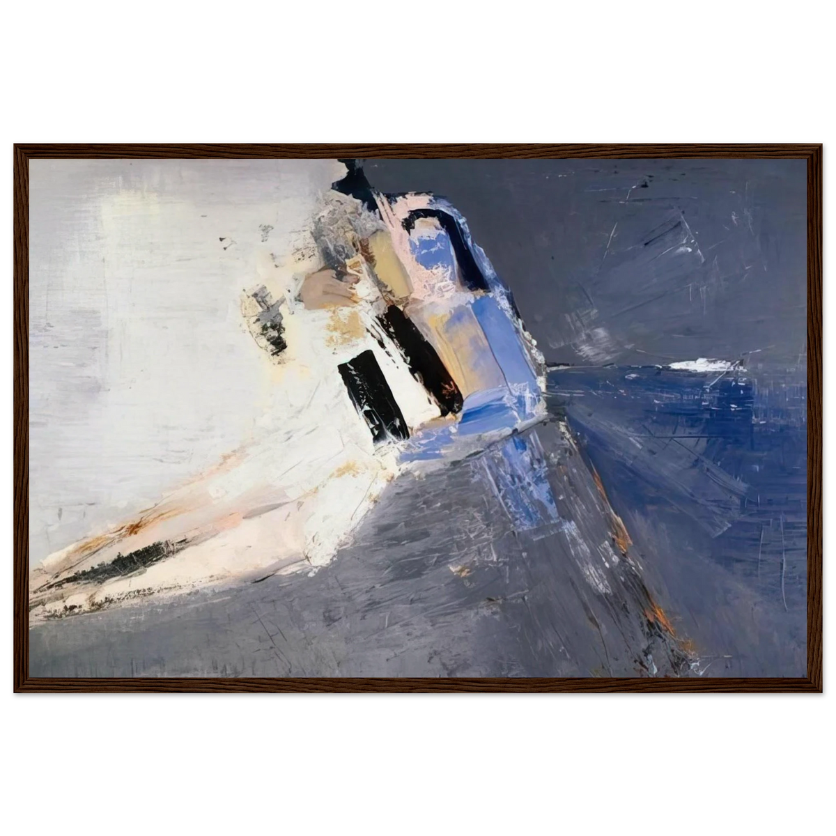 Figure accoudée - 1953 Framed Poster | Nicolas de Stael Framed Prints Wall Art | Nicolas De Stael Shop