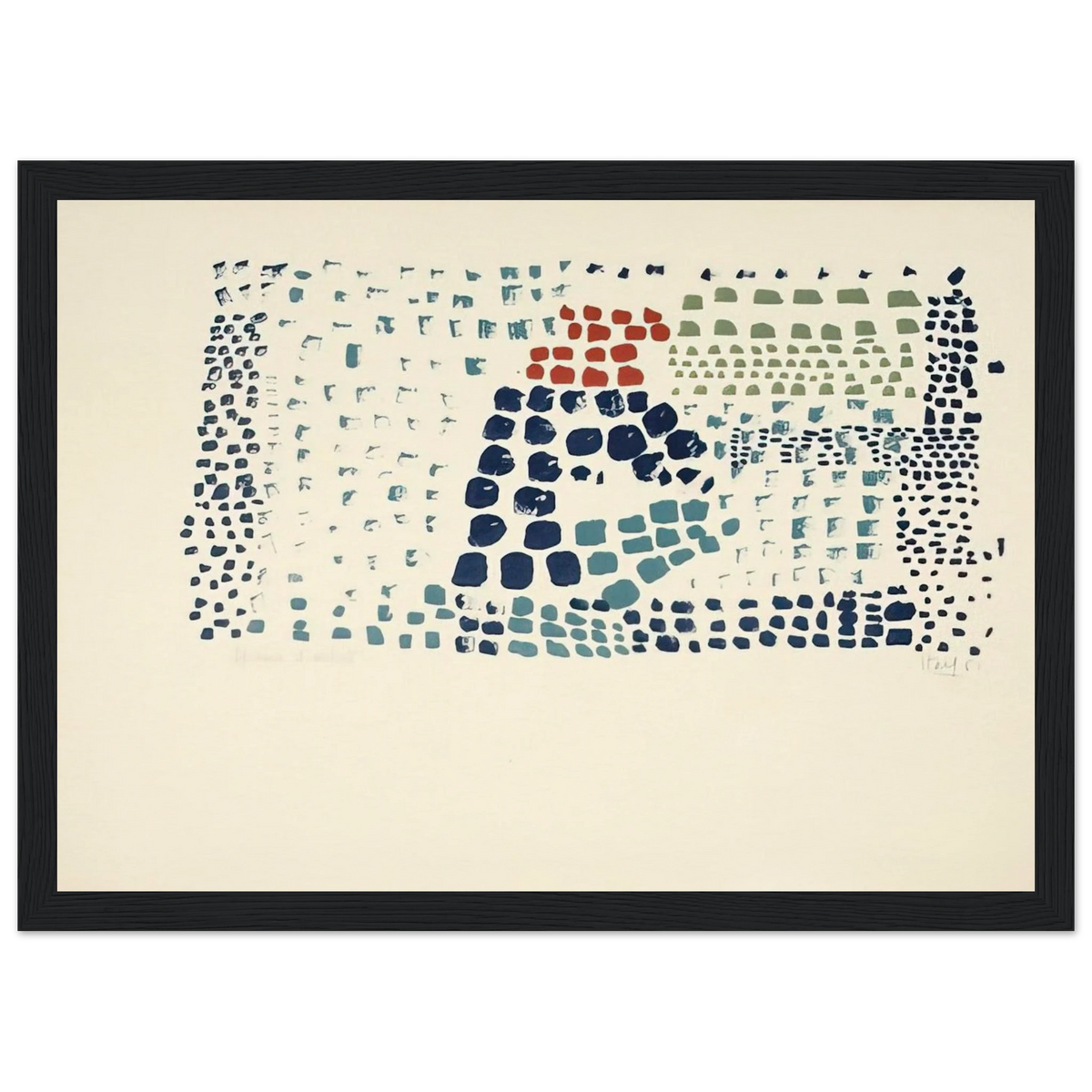 Study in Colour No. 1 Woimant Staël 93 - Art Informel Framed Poster | Nicolas de Stael Framed Prints Wall Art | Nicolas De Stael Shop