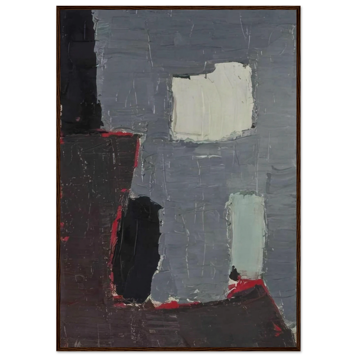Composition - 1950 Framed Poster | Nicolas de Stael Framed Prints Wall Art | Nicolas De Stael Shop