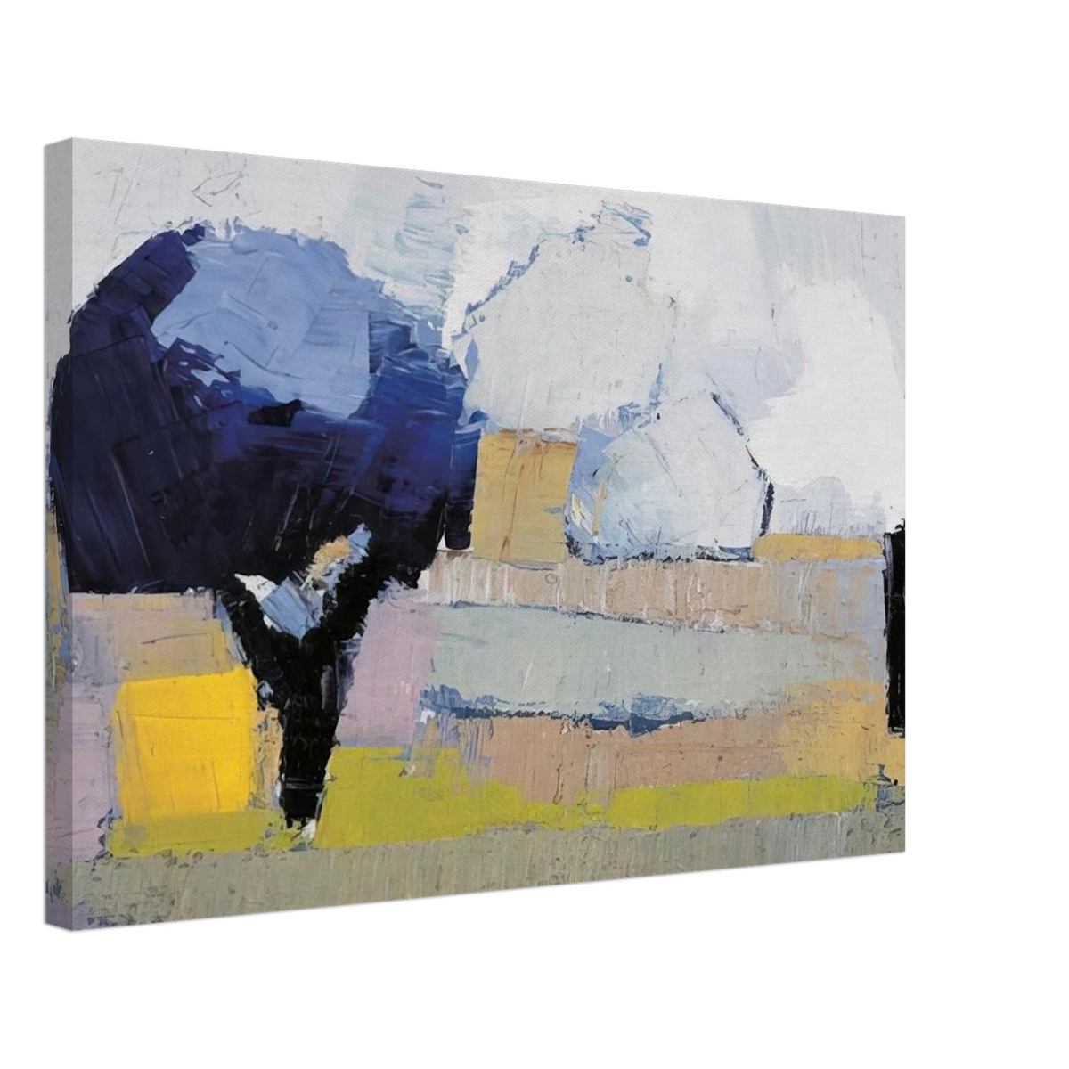 Paysage de Provence - Art Informel Canvas | Nicolas de Stael Canvas | Nicolas De Stael Shop