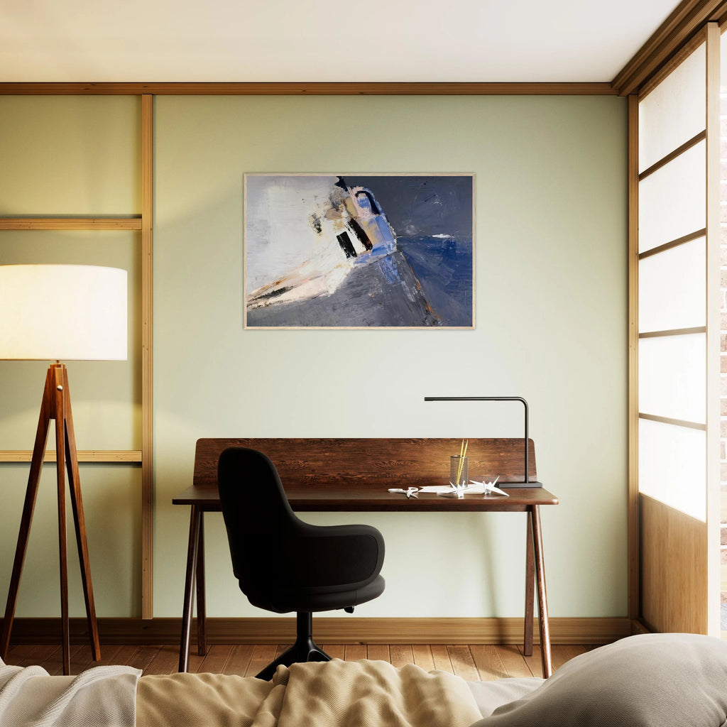 Figure accoudée - 1953 Framed Poster | Nicolas de Stael Framed Prints Wall Art | Nicolas De Stael Shop