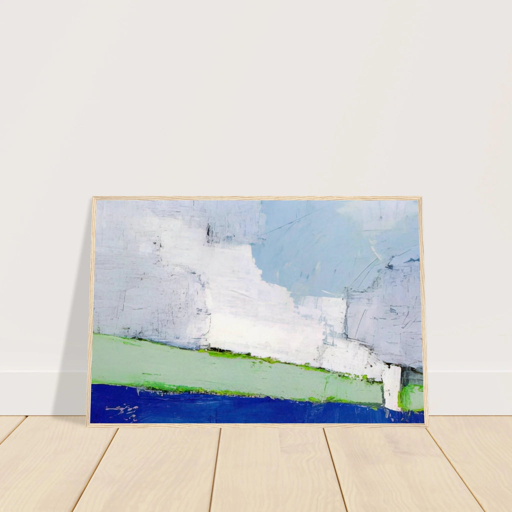 Paysage de Vaucluse No. 3 - 1953 Framed Poster | Nicolas de Stael Framed Prints Wall Art | Nicolas De Stael Shop