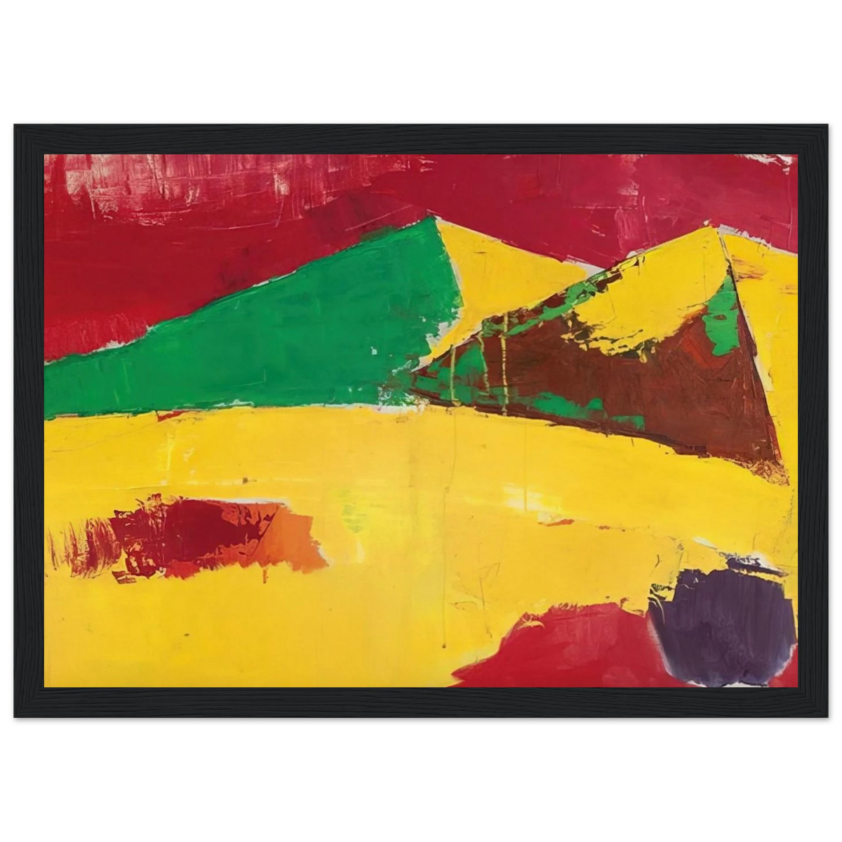 Sicile Agrigente - 1953 Framed Poster | Nicolas de Stael Framed Prints Wall Art | Nicolas De Stael Shop