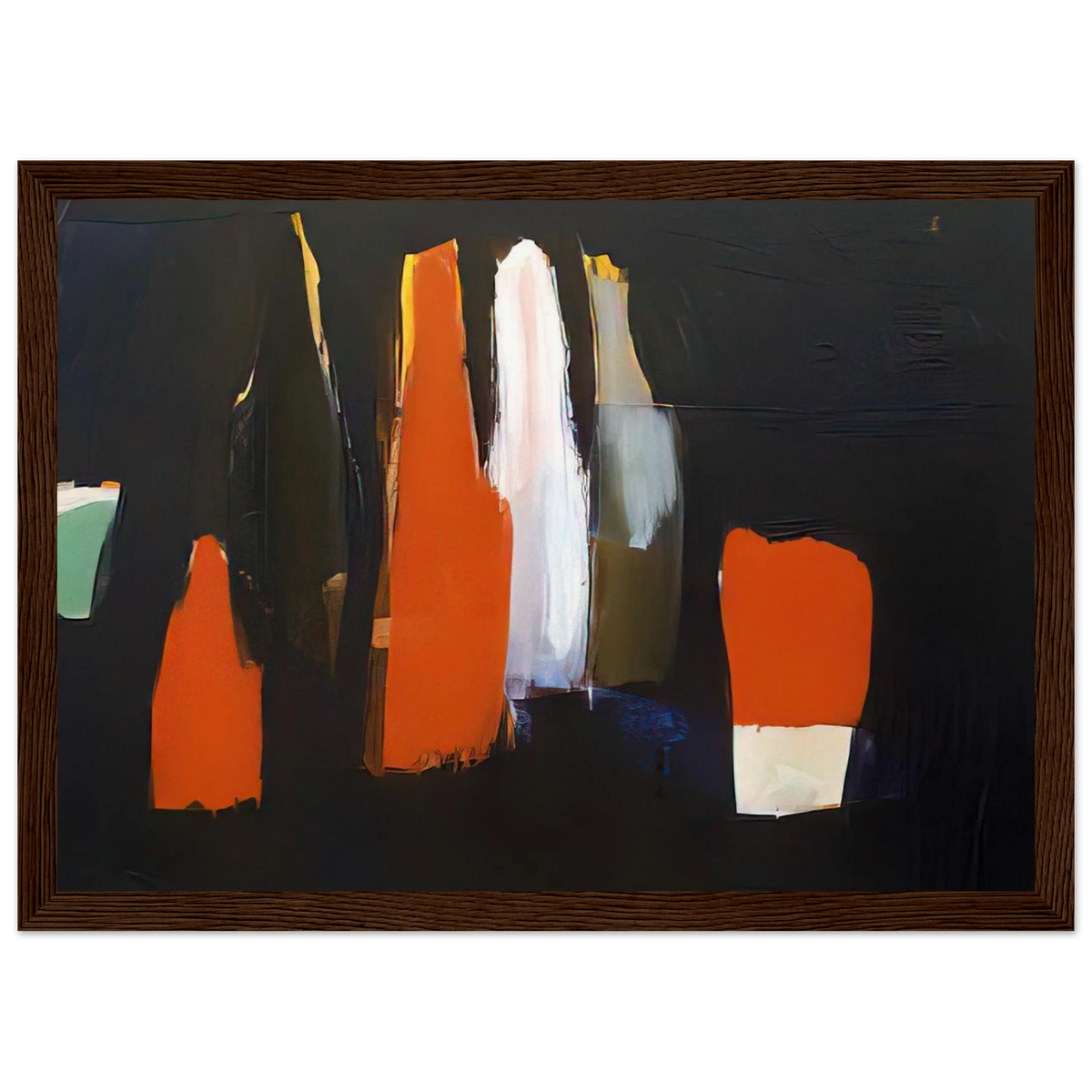 Bouteilles - Art Informel Framed Poster | Nicolas de Stael Framed Prints Wall Art | Nicolas De Stael Shop