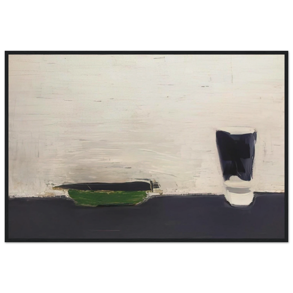 Nature morte au verre - 1954 Framed Poster | Nicolas de Stael Framed Prints Wall Art | Nicolas De Stael Shop