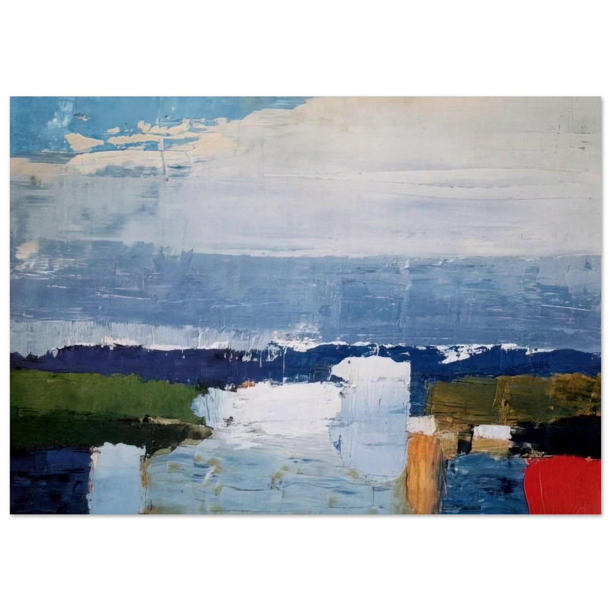 Paysage du midi - Art Informel Poster | Nicolas de Stael Poster | Nicolas De Stael Shop