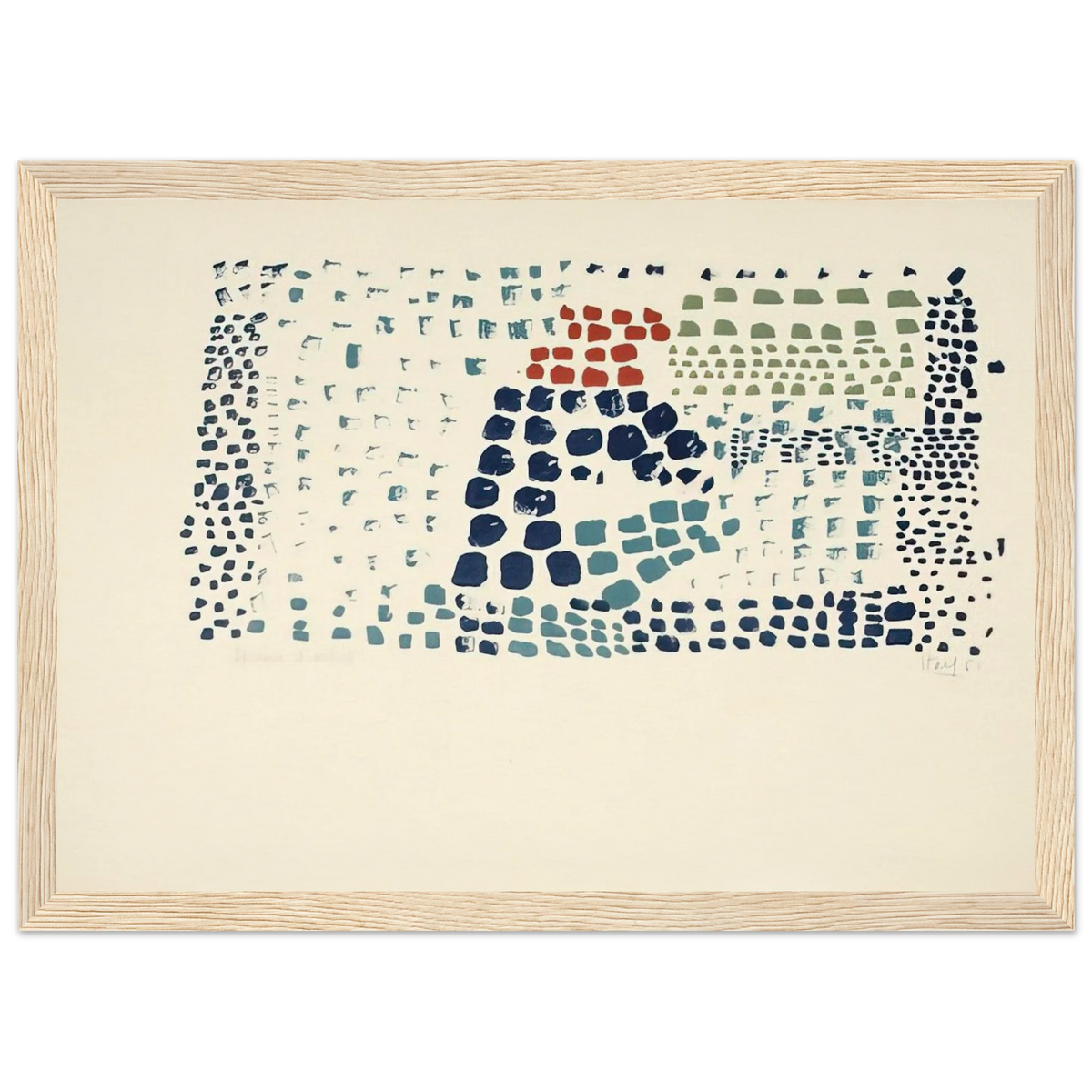 Study in Colour No. 1 Woimant Staël 93 - Art Informel Framed Poster | Nicolas de Stael Framed Prints Wall Art | Nicolas De Stael Shop