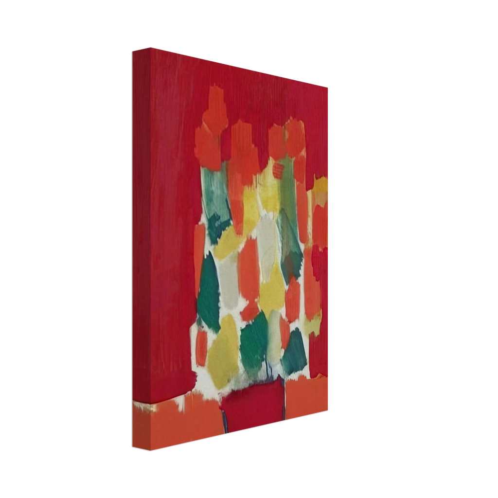 Fleurs rouges - 1952 Canvas | Nicolas de Stael Canvas | Nicolas De Stael Shop