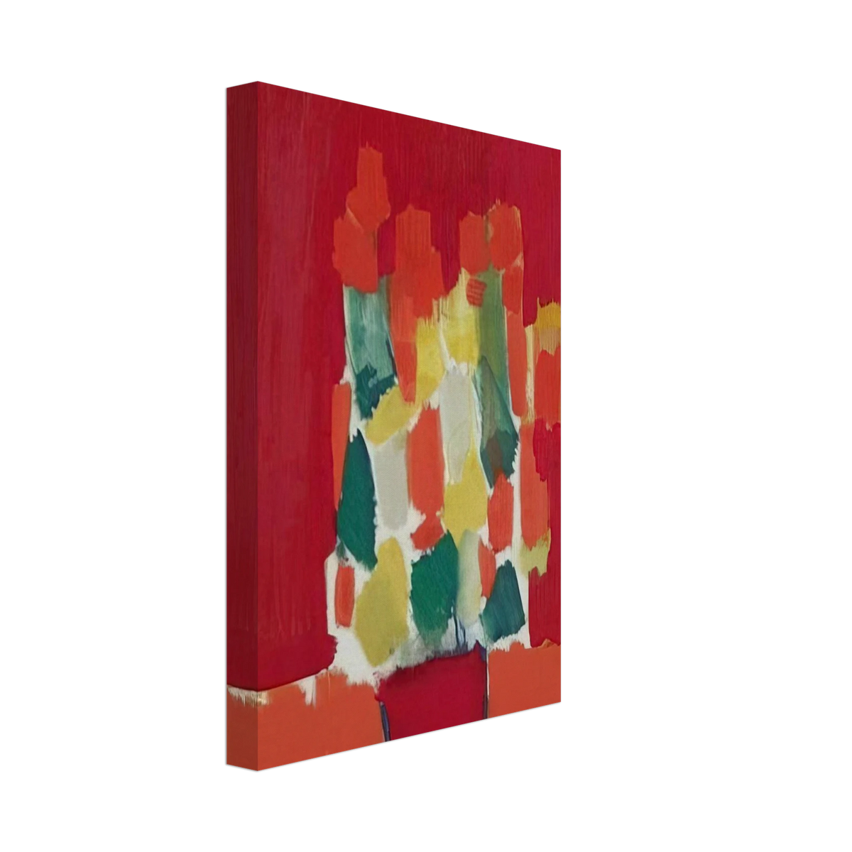Fleurs rouges - 1952 Canvas | Nicolas de Stael Canvas | Nicolas De Stael Shop
