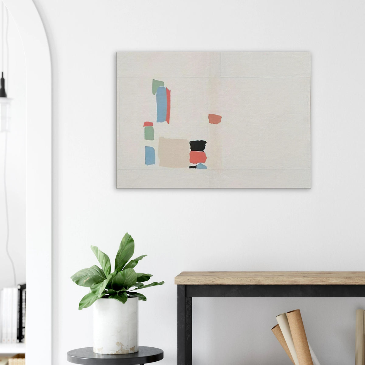 Abstract Composition - Lyrical Abstraction Canvas | Nicolas de Stael Canvas | Nicolas De Stael Shop