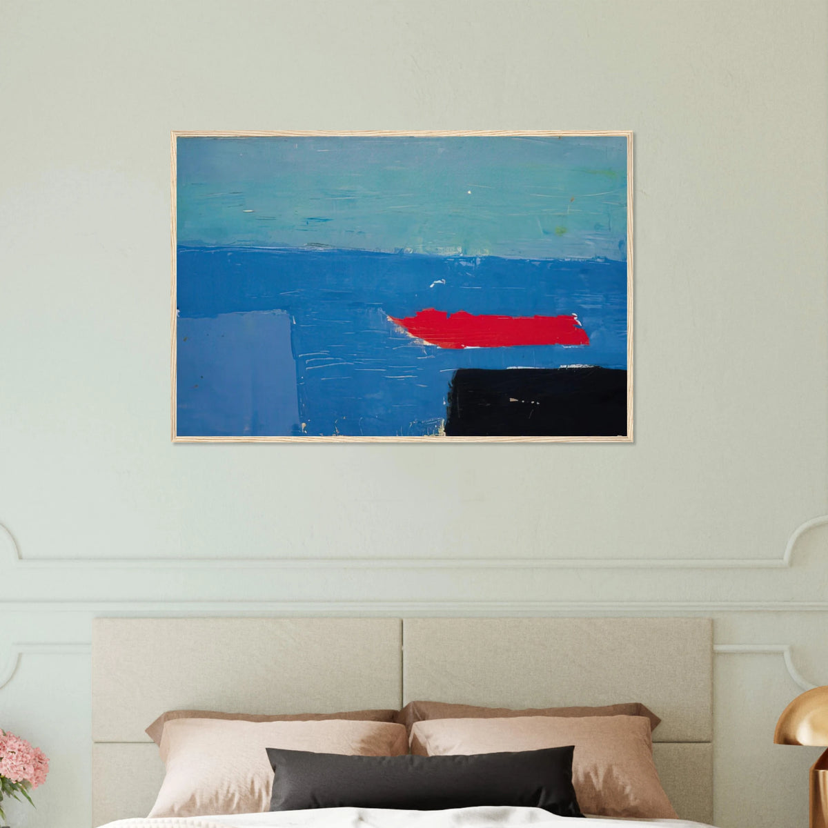 Bâteau - Lyrical Abstraction Framed Poster | Nicolas de Stael Framed Prints Wall Art | Nicolas De Stael Shop