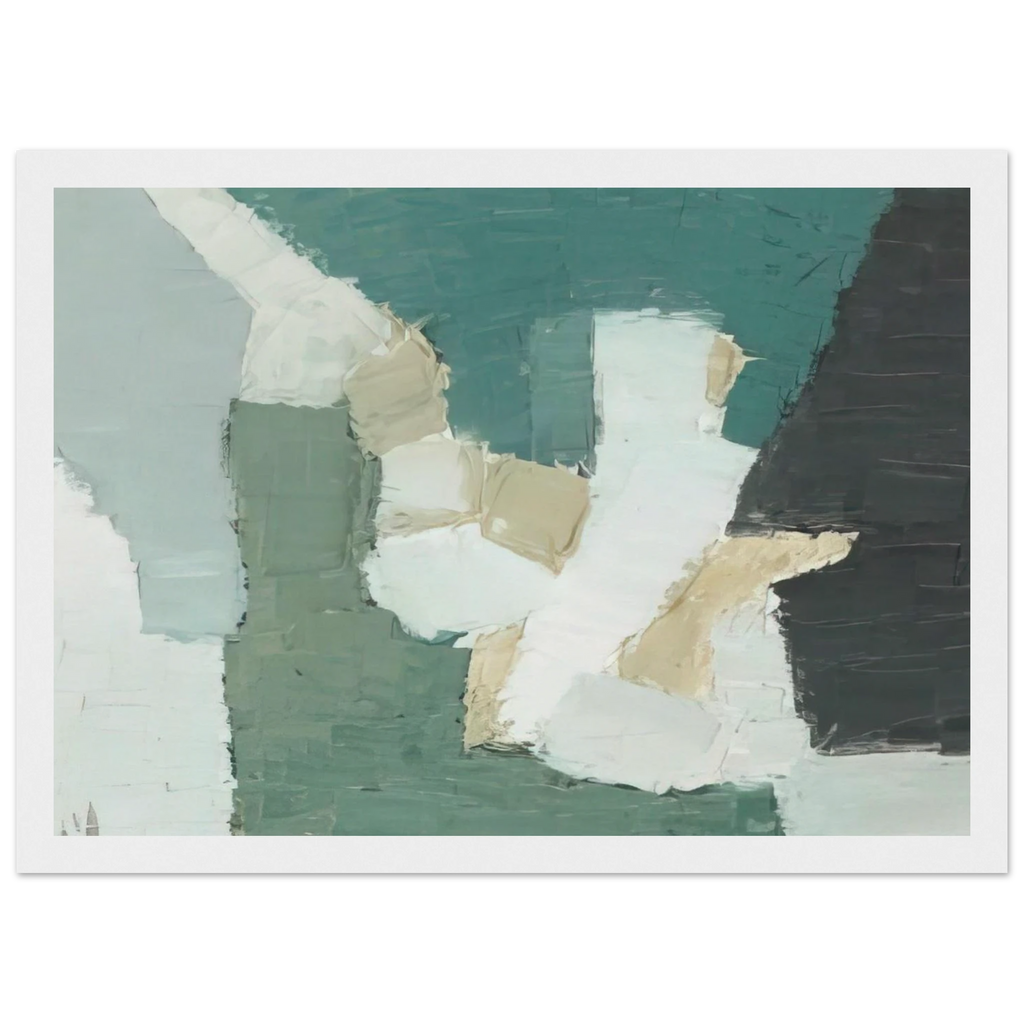 Composition - 1949 Framed Poster | Nicolas de Stael Framed Prints Wall Art | Nicolas De Stael Shop
