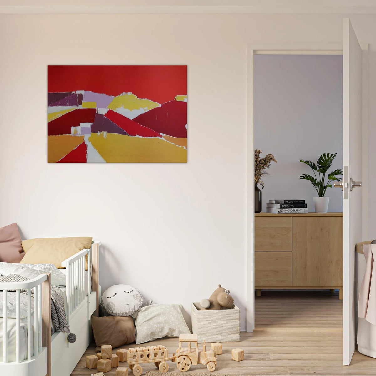 Agrigente - 1953 Canvas | Nicolas de Stael Canvas | Nicolas De Stael Shop
