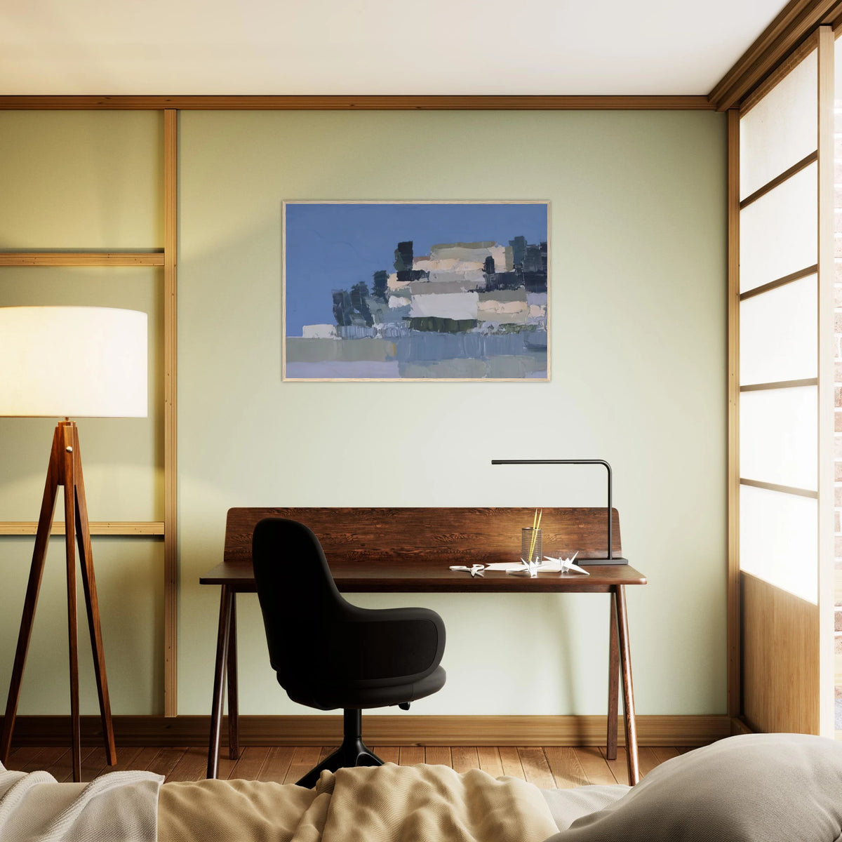 Ménerbes - Art Informel Framed Poster | Nicolas de Stael Framed Prints Wall Art | Nicolas De Stael Shop