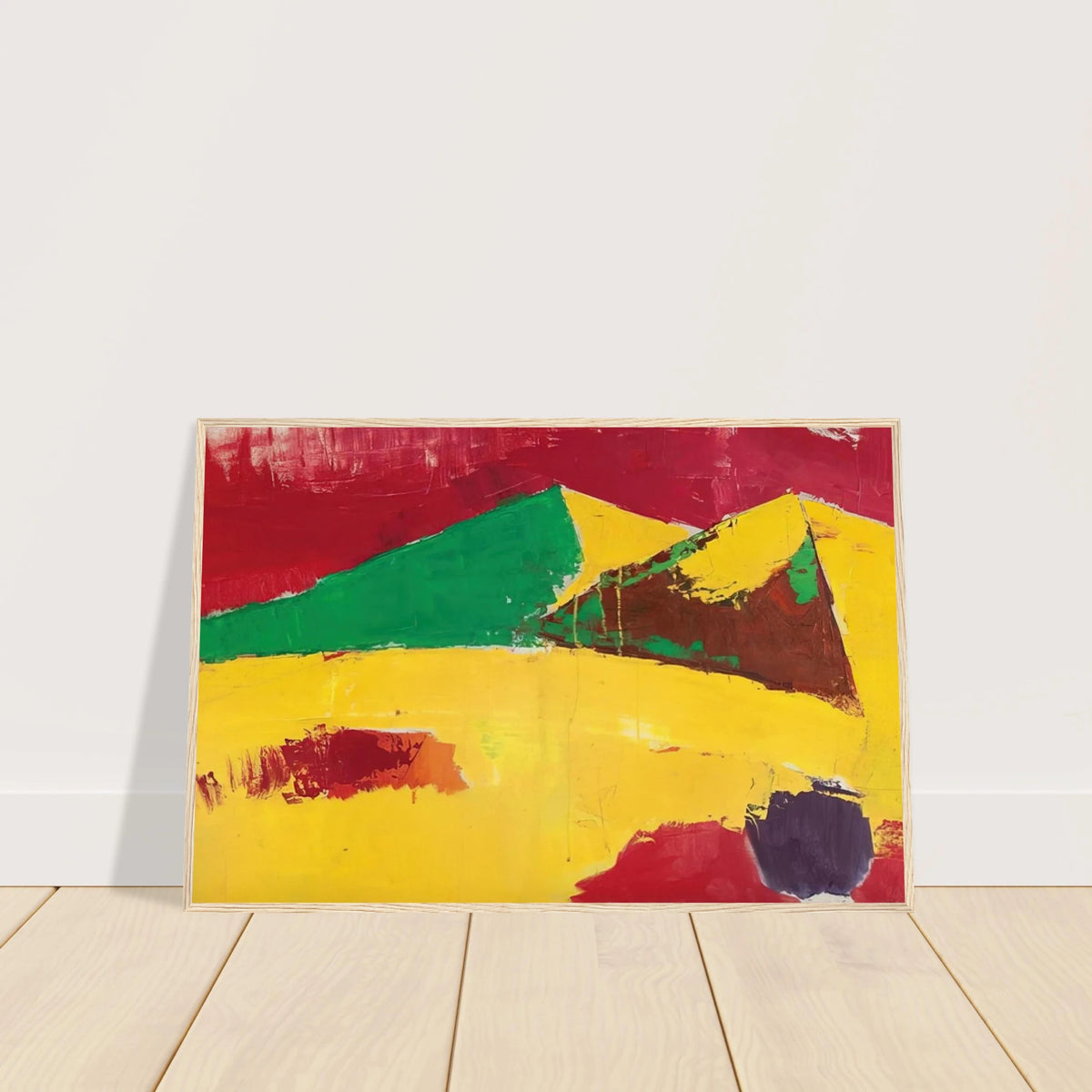 Sicile Agrigente - 1953 Framed Poster | Nicolas de Stael Framed Prints Wall Art | Nicolas De Stael Shop