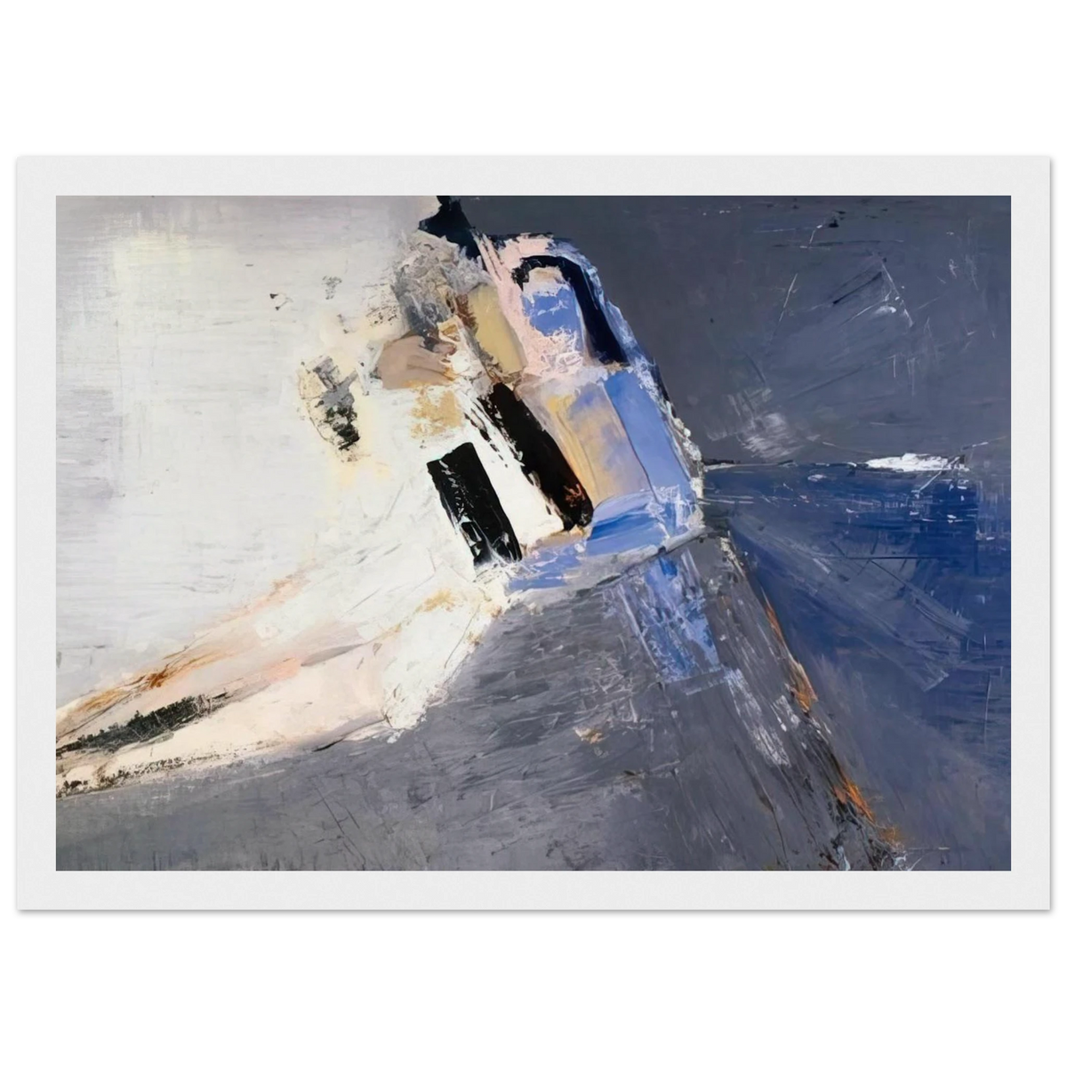 Figure accoudée - 1953 Framed Poster | Nicolas de Stael Framed Prints Wall Art | Nicolas De Stael Shop