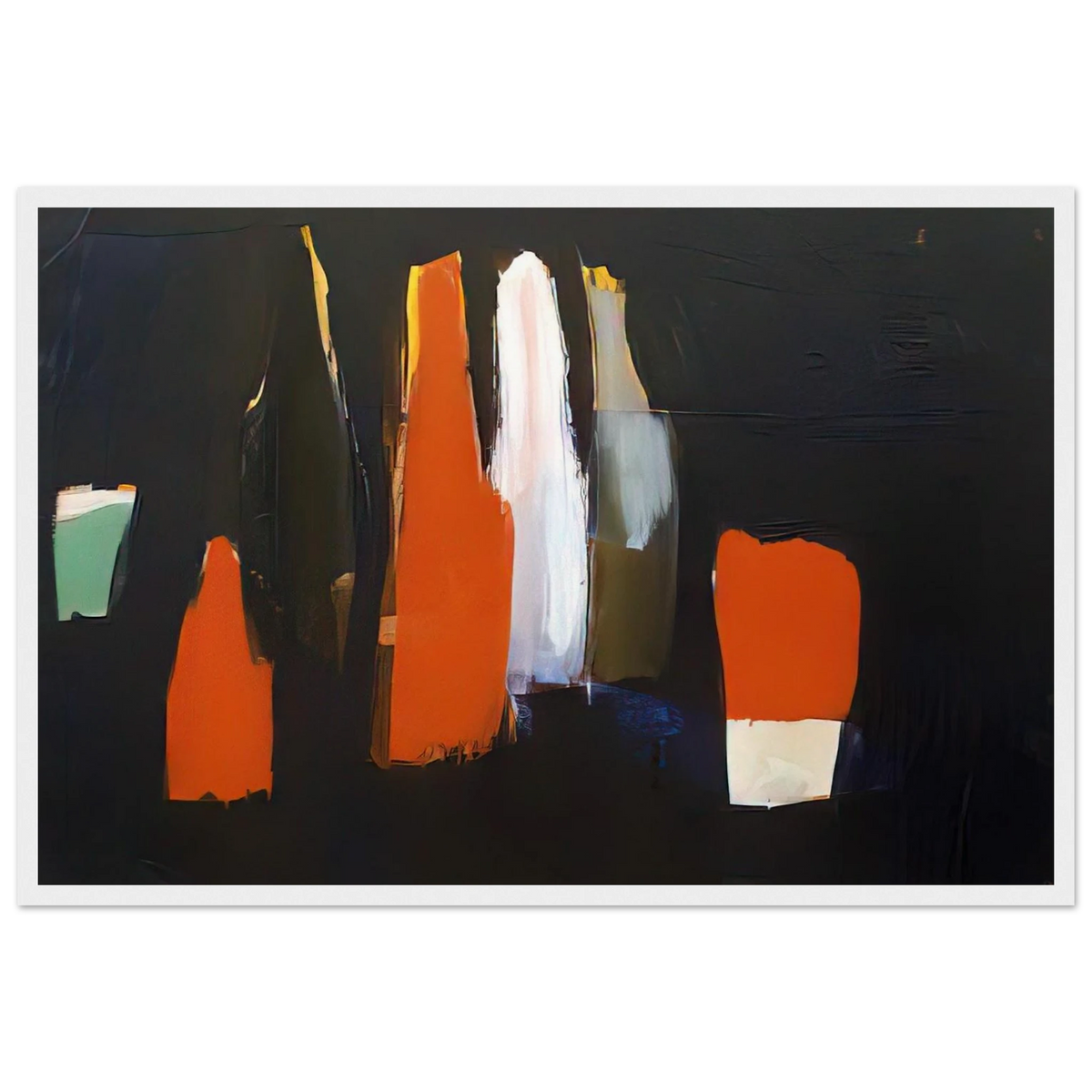 Bouteilles - Art Informel Framed Poster | Nicolas de Stael Framed Prints Wall Art | Nicolas De Stael Shop