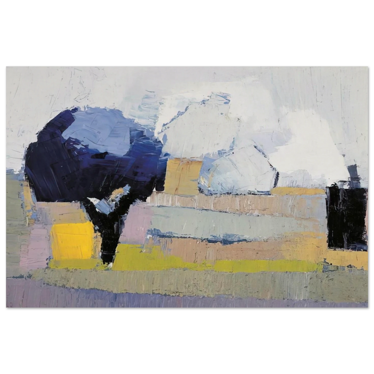 Paysage de Provence - Art Informel Poster | Nicolas de Stael Poster | Nicolas De Stael Shop