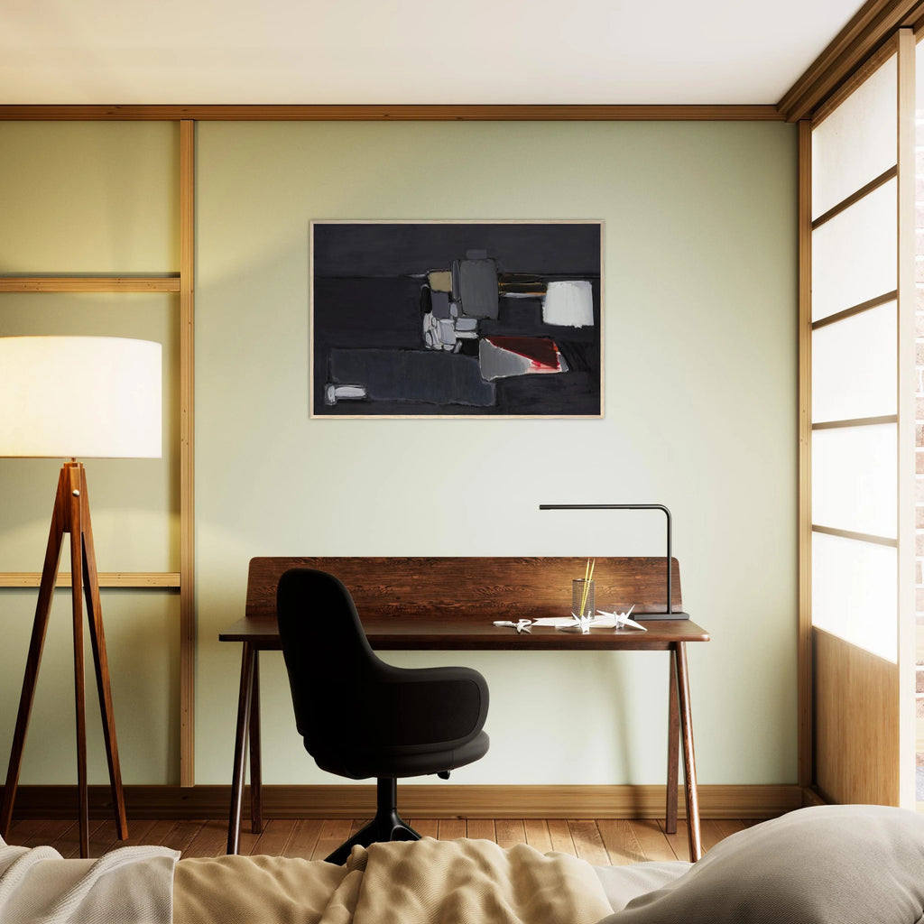 Nature morte en gris - 1955 Framed Poster | Nicolas de Stael Framed Prints Wall Art | Nicolas De Stael Shop